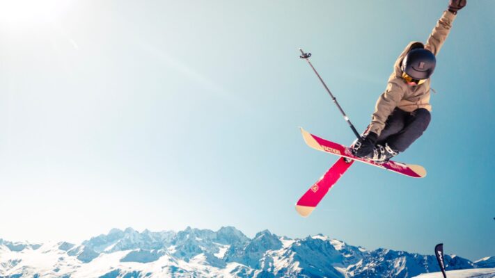 Esquiador en Acción
